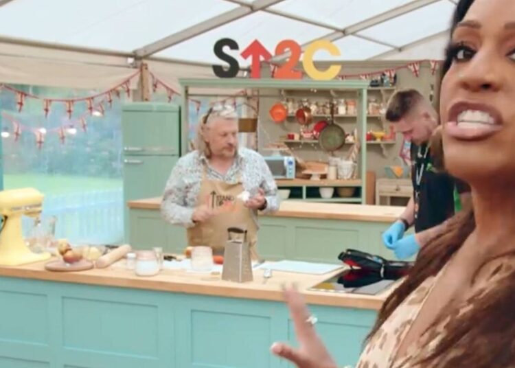 Celebrity Bake Off medics were forced to step in after one star's kitchen blunder