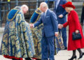 King Charles III and Queen Camilla greet the priest at the annual Commonwealth Day service in 2026. By: MEGA
