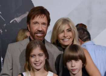Chuck Norris, a cast member in the action adventure motion picture "The Expendables 2", attends the premiere of the film with his wife Gena O'Kelly and their daughter Danilee (L) and Dakota (R) at Grauman's Chinese Theatre in the Hollywood section of Los Angeles in 2012. File Photo by Jim Ruymen/UPI