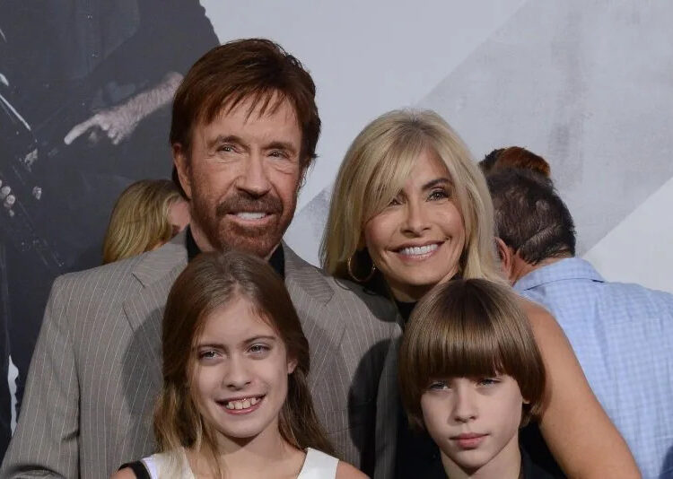 Chuck Norris, a cast member in the action adventure motion picture "The Expendables 2", attends the premiere of the film with his wife Gena O'Kelly and their daughter Danilee (L) and Dakota (R) at Grauman's Chinese Theatre in the Hollywood section of Los Angeles in 2012. File Photo by Jim Ruymen/UPI