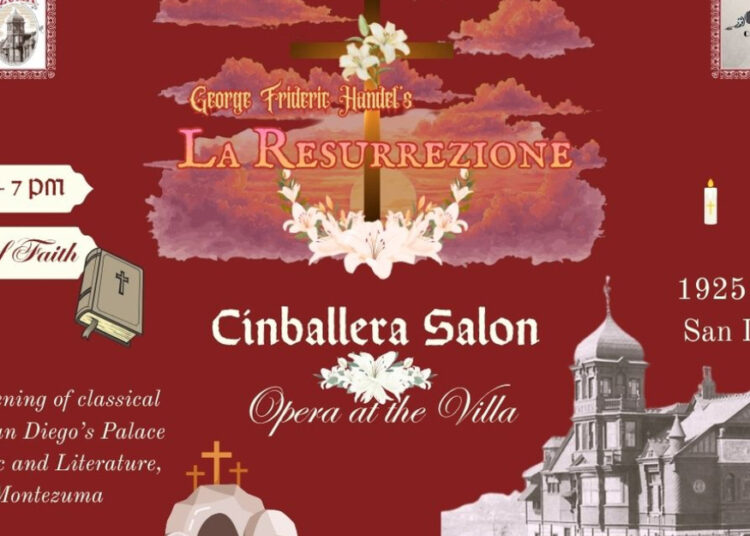 Cinballera Entertainment To Present LA RESURREZIONE And SONGS OF FAITH At Villa Montezuma