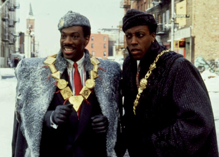 Eddie Murphy and Arsenio Hall in 'Coming to America'Credit: Everett