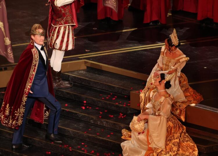 Conan O'Brien retains his throne as King of the Oscars with opening monologue