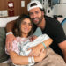 Taylor Frankie Paul and Dakota Mortensen with their newborn son Ever Mortensen in March 2024Credit: Dakota Mortensen/ Instagram