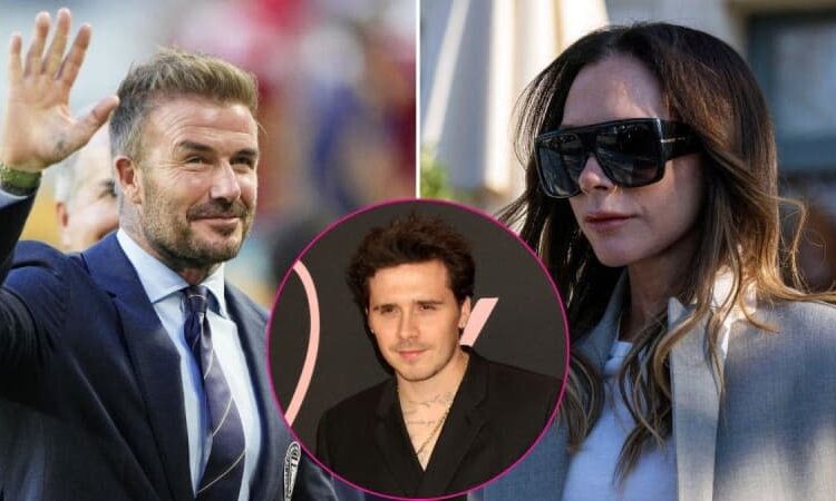 David Beckham and Victoria Beckham posted birthday tributes to Brooklyn Beckham amid an ongoing family feud.MEGA