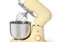 Beautiful 3.5 Qt Stand Mixer With Flat Beater, Dough Hook, Balloon Whisk, Buttercream by Drew Barrymore