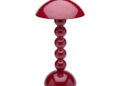Cherry Lacquer Rechargeable Bobbin Led Lamp