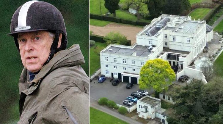Ex-Prince Andrew is believed to have spent millions on renovations. MEGA