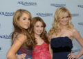 JoJo, Sara Paxton and Emma Roberts at the Fox Studio Lot in Los Angeles, California