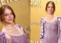Emma Stone Wears Louis Vuitton at the SAG Actor Awards 2026