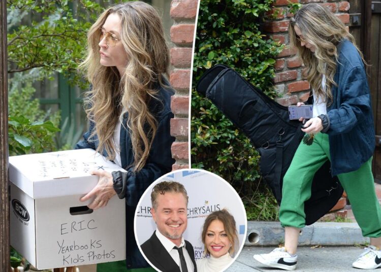 Eric Dane's widow, Rebecca Gayheart, moves late actor's belongings out Johnny Depp's home