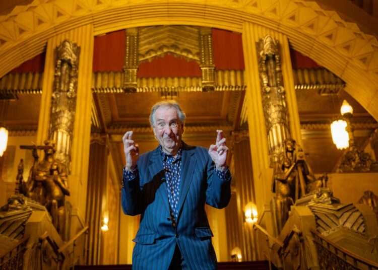 "Monty Python" alum Eric Idle poses for a portrait at the Hollywood Pantages