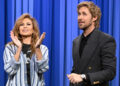 Eva Mendes and Ryan Gosling on 'The Tonight Show Starring Jimmy Fallon'Credit: Todd Owyoung/NBC