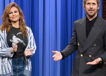 Eva Mendes gets birthday surprise from Ryan Gosling — on national TV | Entertainment