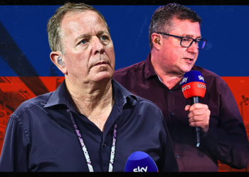 sky sports f1, martin brundle, david croft, graphic
