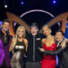 THE MASKED SINGER: L-R: Robin Thicke, Jenny McCarthy Wahlberg, Evan Asher, Rita Ora and Ken Jeong on "Semi-Finals" episode of THE MASKED SINGER airing Wednesday, Mar. 25 (8:00-9 PM ET/PT) on FOX. ©2026 Fox Media LLC. CR: Trae Patton/ FOX.