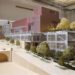 A model of architect Frank Gehry's design of an addition for Colburn School.