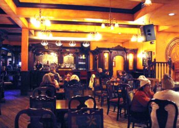 Frank O'Dowd's in Galena makes sure guests at both the pub get the most out of their Irish experience. The bar counter and interior's oak and mahogany wood were crafted overseas and reconstructed piece by piece in Galena. “We’re kind of in the middle of nowhere in Illinois, and you get transported to Ireland," general manager Matthew Campbell-Nollen said.