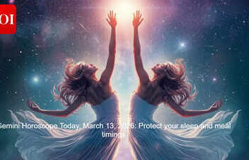 Gemini Horoscope Today, March 13, 2026: Protect your sleep and meal timings