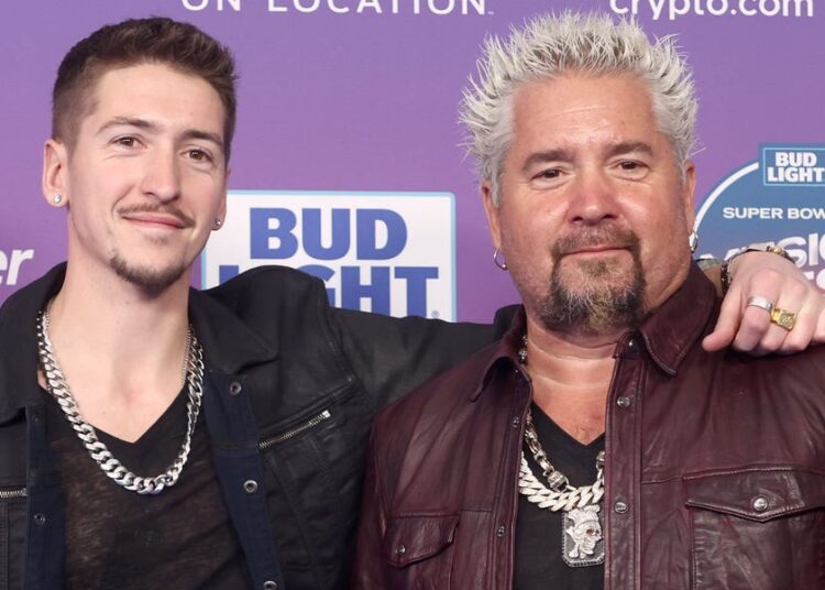 Guy Fieri Says Working With Son Hunter Is His “Favorite Thing”