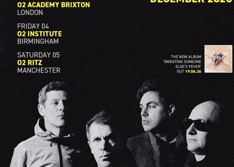 Hard-Fi 2026 UK tour poster