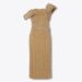 Twisted Cotton Velvet Dress