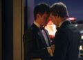 Shane Hollander (Hudson Williams) and Ilya Rozanov (Connor Storrie) in