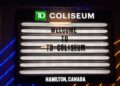 Sign that reads 'Welcome to TD Coliseum'