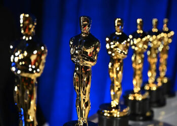 In this handout photo provided by The Academy, Oscar statuettes are seen backstage during the 97th Annual Oscars at Dolby Theatre on March 02, 2025 in Hollywood, California.