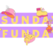 Sunday Funday infobox logo with colorful spot illustrations