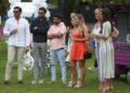 Eight castmates on the set of The Only Way Is Essex