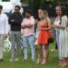 Eight castmates on the set of The Only Way Is Essex