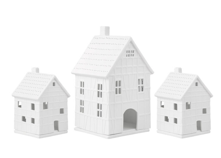 R&auml;der Porcelain Village House Set - Half Timbered Houses - 3 Pieces | Wayfair
