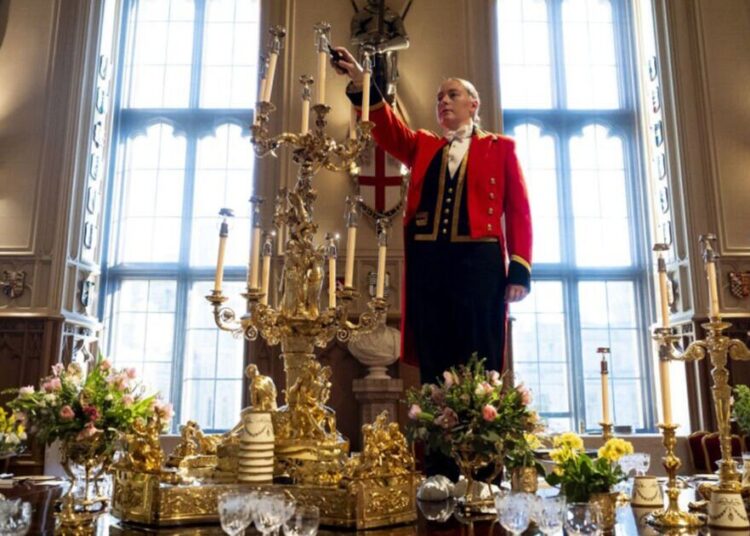 Incredible pictures show details of the King’s glittering state banquet | Royal | News
