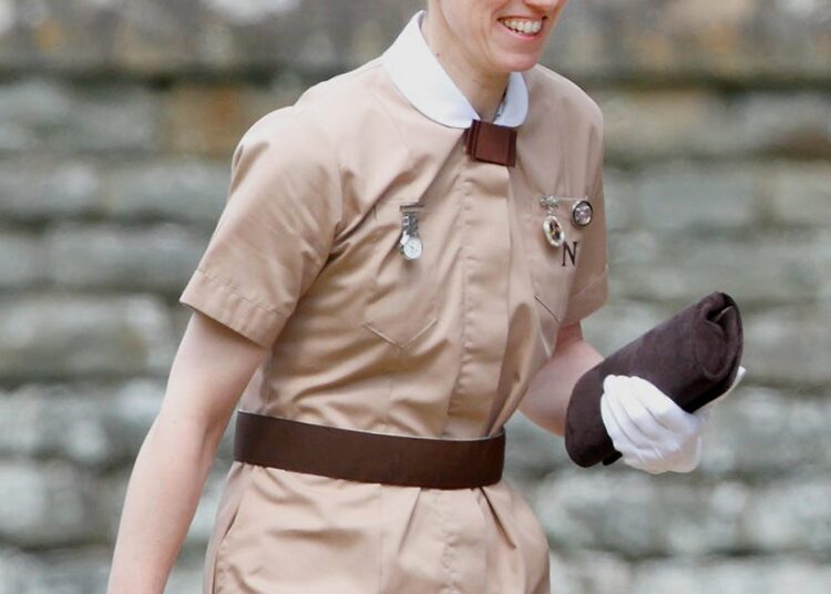 maria teresa borrallo seen at the wedding of pippa middleton and james matthews at st mark's church on 20 may 2017