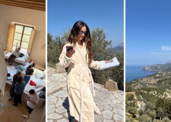 Is British actress Michelle Keegan filming in Mallorca?