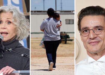 Jane Fonda and Pedro Pascal among stars demanding Texas ICE facility for children be shut down