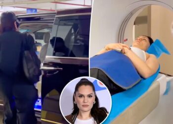 Jessie J rushed to the hospital after slamming head on car roof