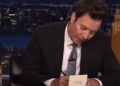 Jimmy Fallon Writes A Thank-You Note To Trump For The Iran War