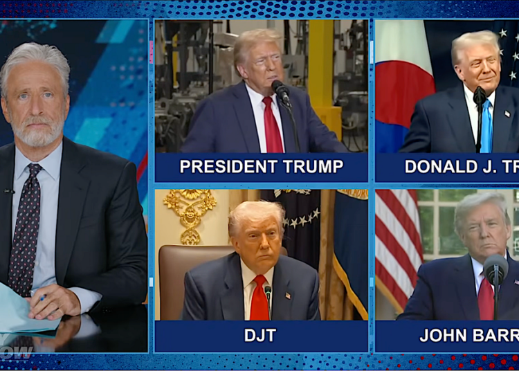 Jon Stewart Mocks Trump's Iran Narrative With 'Expert Panel'