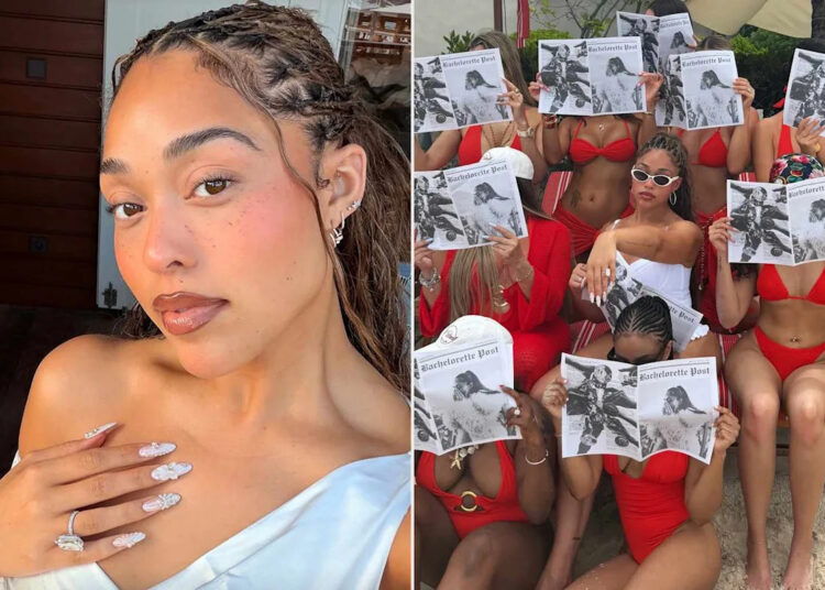 Jordyn Woods Throws St. Barts Beach Bachelorette Party Ahead of Wedding to Karl-Anthony Towns