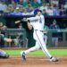 Kansas City Royals right fielder Jack Caglianone (14). © Scott Sewell-Imagn Images