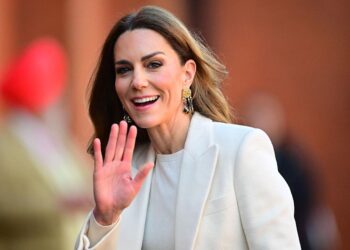 Princess Kate in Leicester, U.K. on Mar. 5, 2026Credit: Victoria Jones/Shutterstock