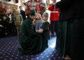 Kate meets some of the families of those in the Irish Guards
