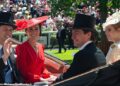 The Prince and Princess of Wales and Princess Beatrice and Edoardo Mapelli Mozzi during the Royal Procession at Royal Ascot in June 2023