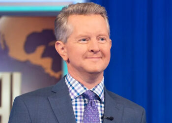 Ken Jennings is shown as the host of Celebrity Jeopardy! Season 4 All Stars.