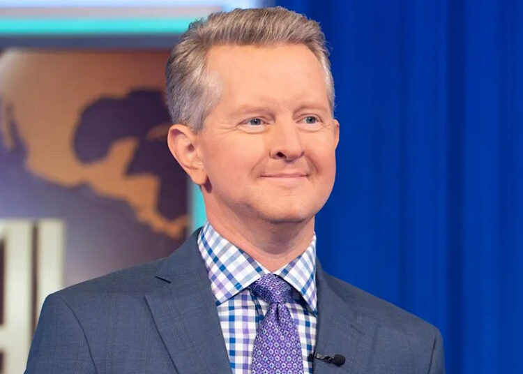 Ken Jennings is shown as the host of Celebrity Jeopardy! Season 4 All Stars.