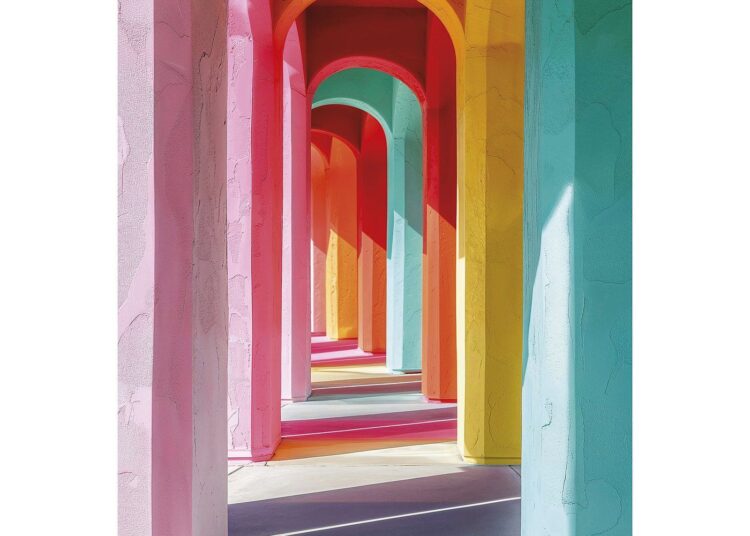 Pj&Auml;tteryd Picture - Prismatic Passage 19 &frac34;x27 &frac12; "