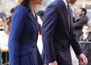 King Charles leads Royal Family at Commonwealth Day service as William and Catherine support monarch
