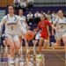 University of Scranton’s Kaeli Romanowski controls the ball during the...